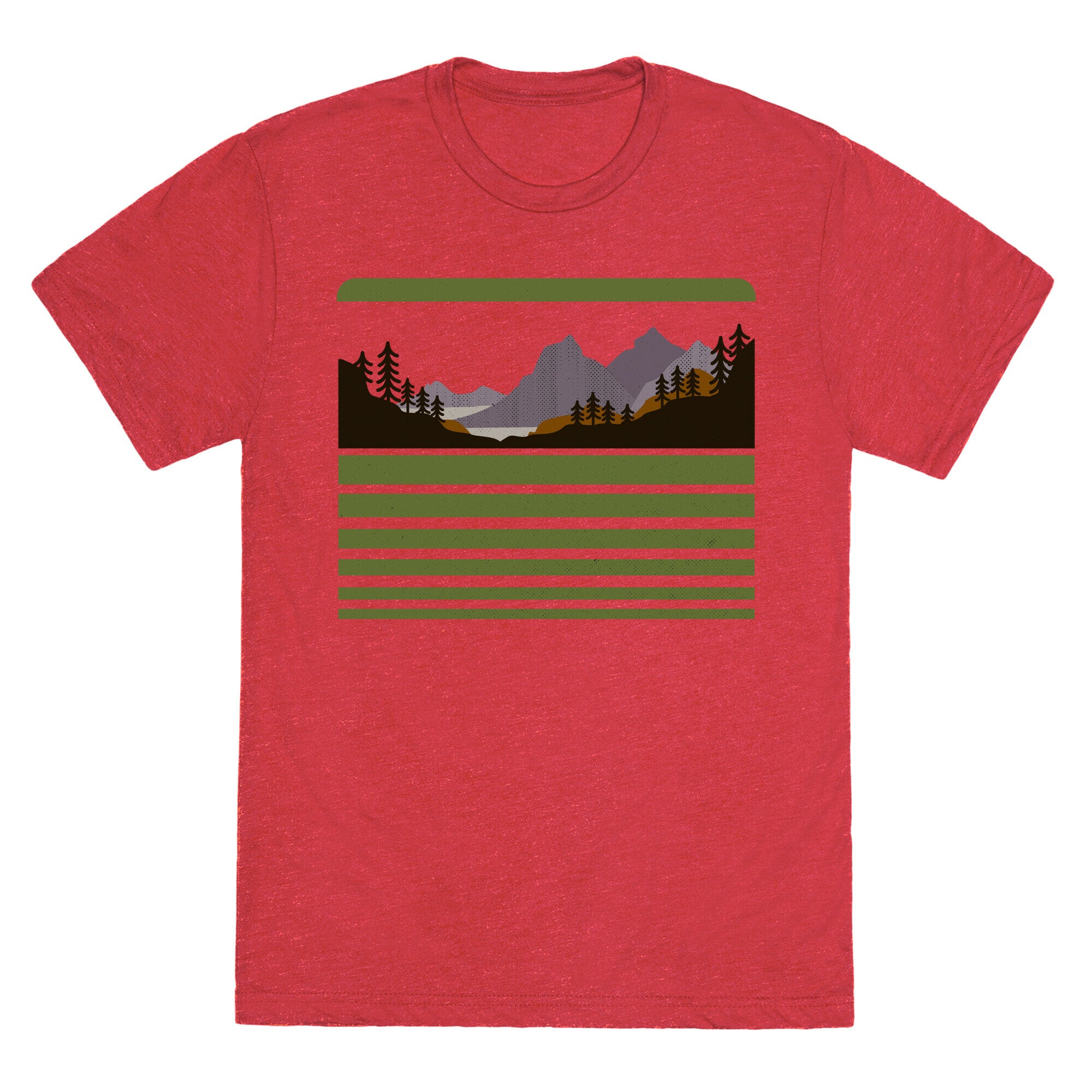 Mountain Landscape Unisex Triblend Tee